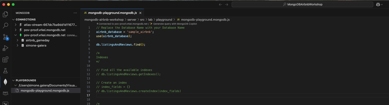 MongoDB Playground